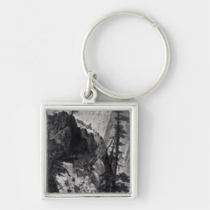 Newly Discovered Mines in the Rocky Mountains Keychain