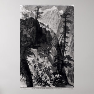 Newly Discovered Mines in the Rocky Mountains Poster