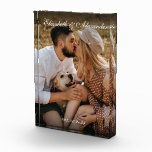 Newly Engaged Couple Gift Keepsake Engagement Photo Block<br><div class="desc">This beautiful block photo is the perfect gift to a loving couple for any occasion. You can give it to a bride at her engagement,  bridal party,  or even as a wedding gift. Also is a good option for anniversaries!</div>