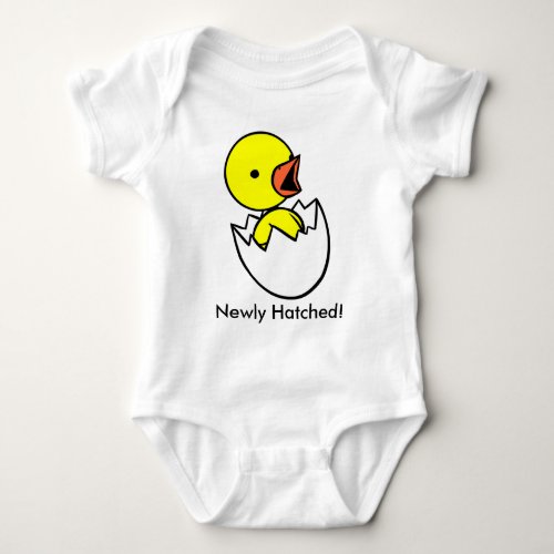 Newly Hatched Cute Chicken  Eggl Infant Shirt