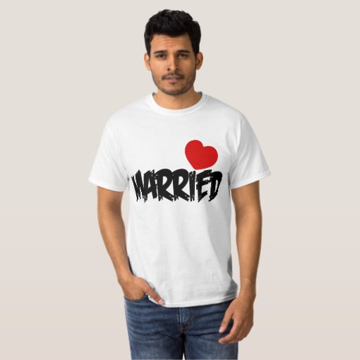 NEWLY MARRIED COUPLE T SHIRT.JUST MARRIED T SHIRT | Zazzle