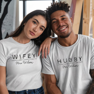 Newly Married Honeymoon Custom Shirts for Couples