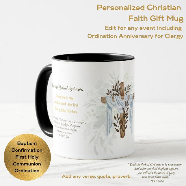 Newly Ordained Priest Pastor Deacon Minister Mug (Creator Uploaded)