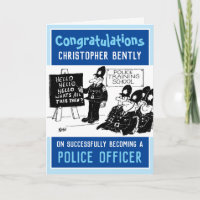 Newly Qualified Policeman Card