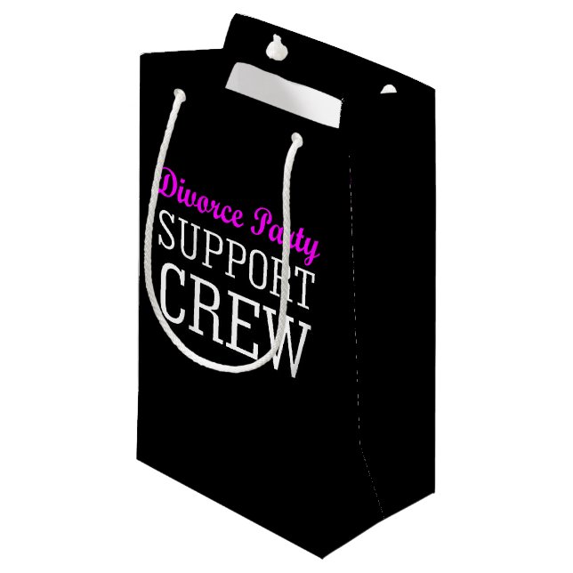 newly single break up support crew divorce party small gift bag (Front Angled)