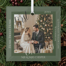 Newly Wed Couple's First Christmas New House Photo