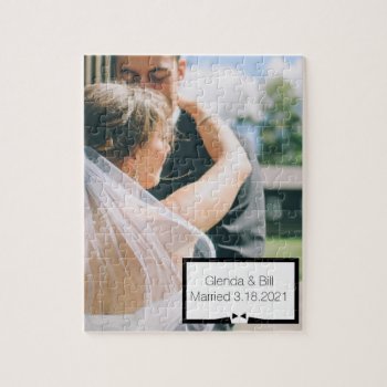 Newly Wed Photo Puzzle Gift by WeddingButler at Zazzle