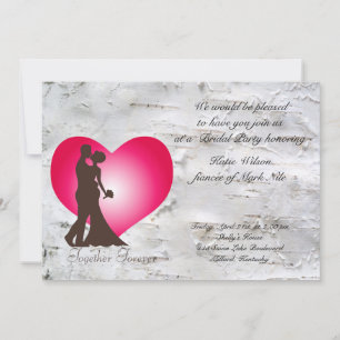 Newly wedded couple invitation