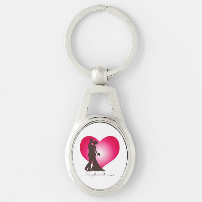 Newly wedded couple keychain (Front)
