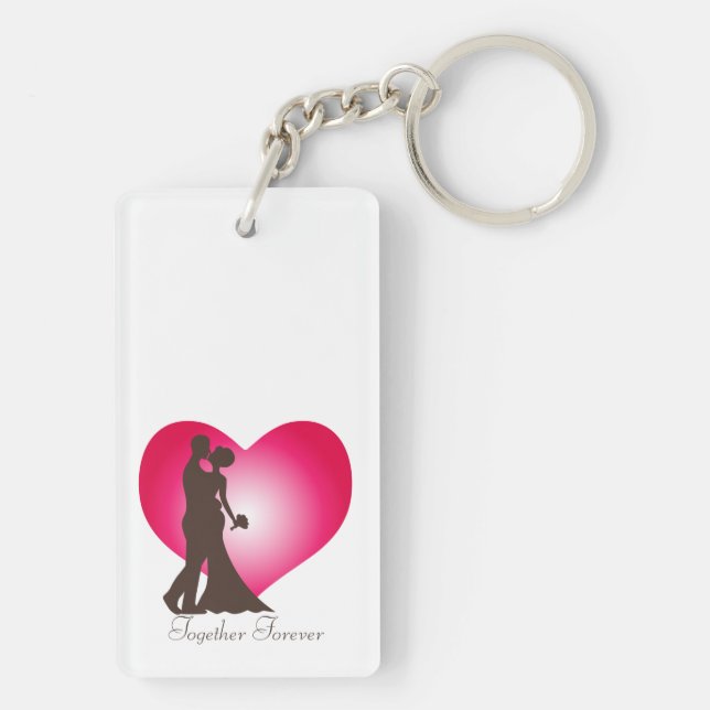 Newly wedded couple keychain (Back)