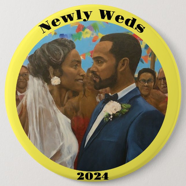 Newly Weds Button (Front)
