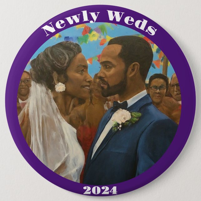 Newly Weds Button (Front)
