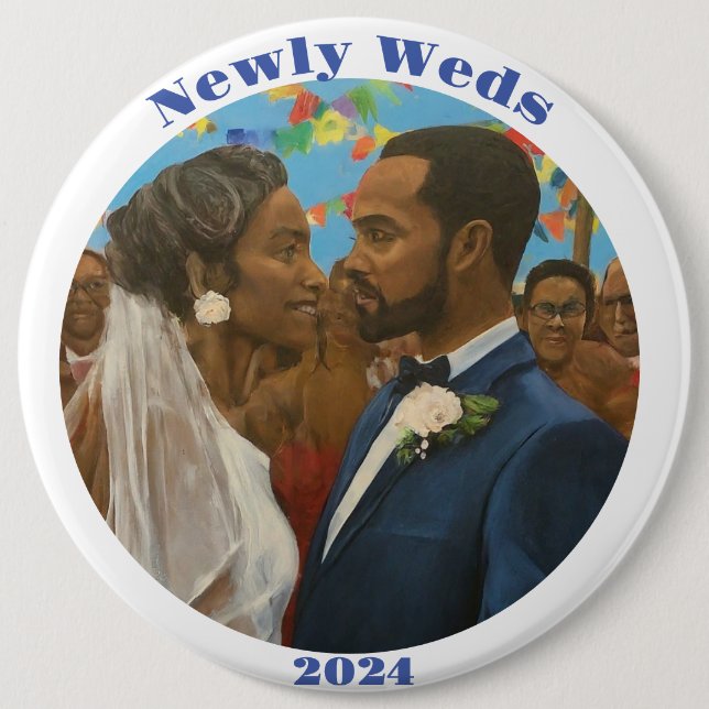 Newly Weds Button (Front)