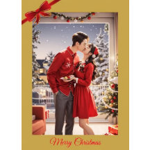 Newlywed Christmas card