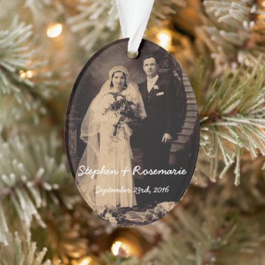Newlywed Christmas Ornament