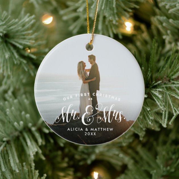 christmas tree ornaments for newlyweds