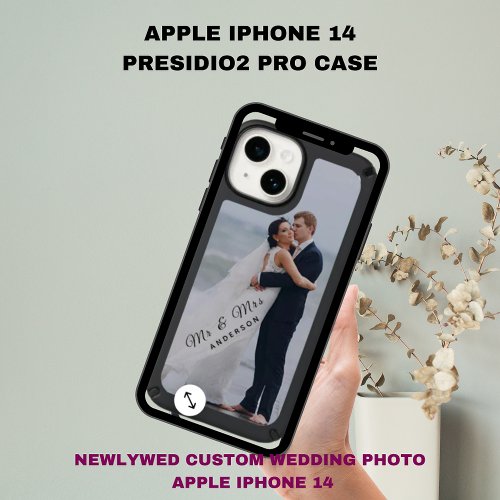 Newlywed Custom Wedding Photo Apple X11121314 Speck iPhone 14 Case