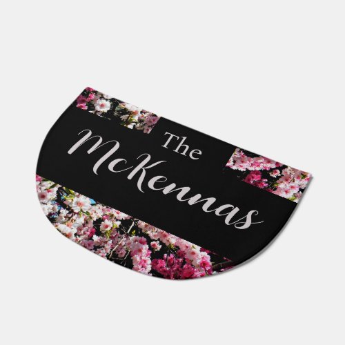 Newlywed Gift Custom with Name Welcome Doormat