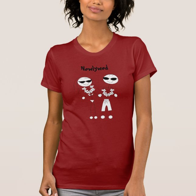 Newlywed Honeymooners T-Shirt (Front)