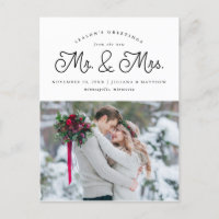 Newlywed Mr and Mrs Photo