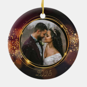 Newlywed Personalized Christmas Ornament 