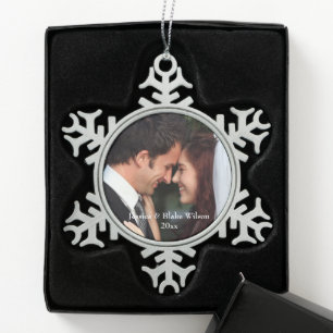 Newlywed Pewter Ornament