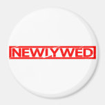 Newlywed Stamp Magnet