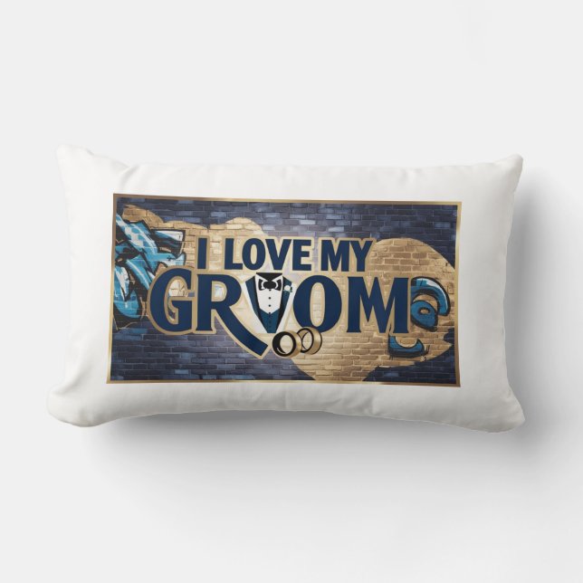 Newlywed Throw Pillow (Front)