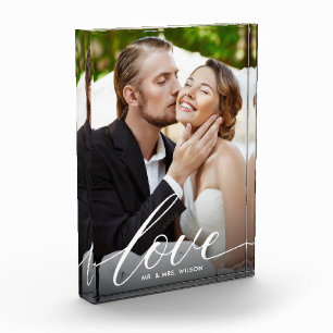 Newlyweds Love Script Photo