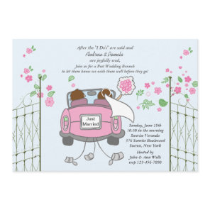 Newlyweds Post Wedding Brunch Invitation