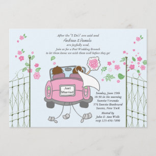 Newlyweds Post Wedding Brunch Invitation