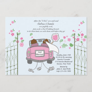 Newlyweds Post Wedding Brunch Invitation