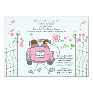 Newlyweds Post Wedding Brunch Invitation