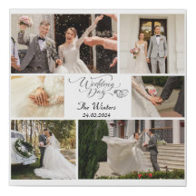 Newlyweds  Wedding Collage
