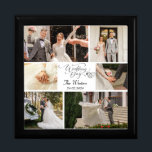 Newlyweds  Wedding Collage  Gift Box<br><div class="desc">A treasured addition to our Newlyweds Theme Collection, the Wedding Collage gift Box celebrates the union of love. More than just an accessory, this pillow is a visual ode to the joyous journey of happy couples, encapsulating the moments that mark the beginning of a beautiful forever. The Wedding Collage design...</div>