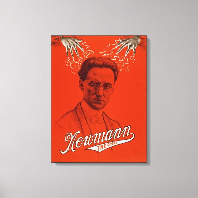 Newmann the Great Magician Poster #2 Canvas Print (Front)