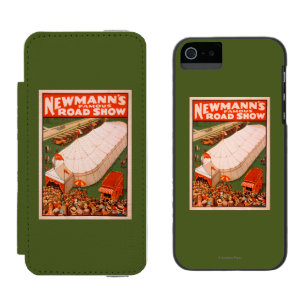 Newmann's Famous Magic Road Tent Show Poster Wallet Case For iPhone SE/5/5s