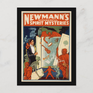 Newmann's wonderful spirit mysteries postcard