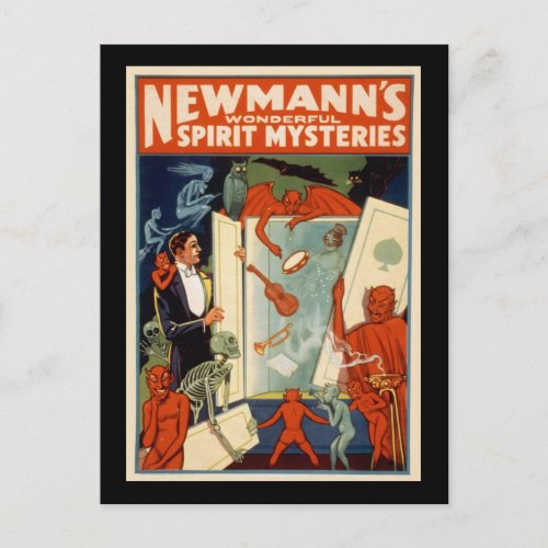Newmanns wonderful spirit mysteries postcard