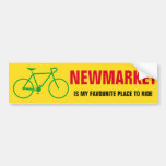 [ Thumbnail: "Newmarket Is My Favourite Place to Ride" (Canada) Bumper Sticker ]