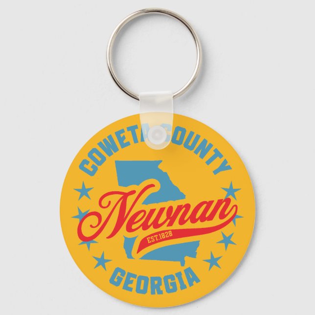 Newnan, Georgia Keychain (Front)