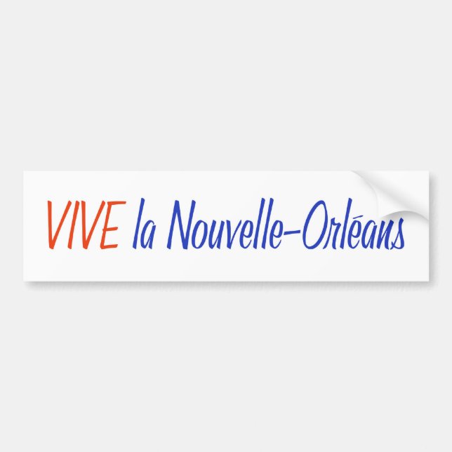 NewOrleans Bumper Sticker (Front)