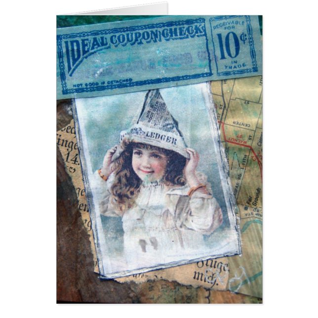 Newpaper Hat Cards (Front)
