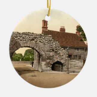 Newport Arch, Lincoln City, Lincolnshire, England Ceramic Ornament