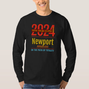 Newport Arkansas AR Total Solar Eclipse 2024  4  P T-Shirt