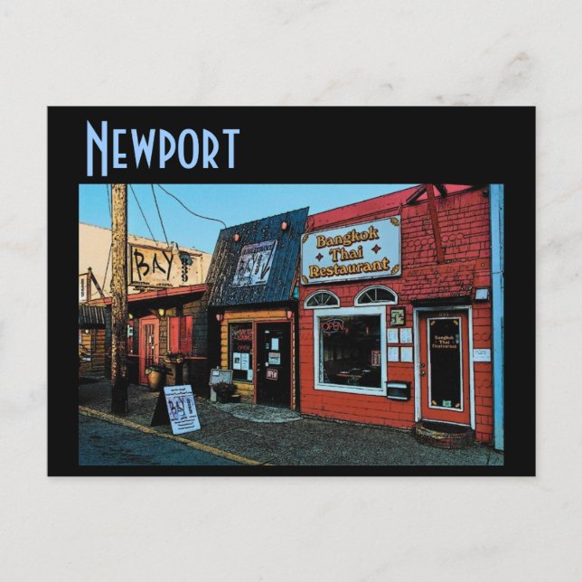 Newport Bayfront Postcard (Front)
