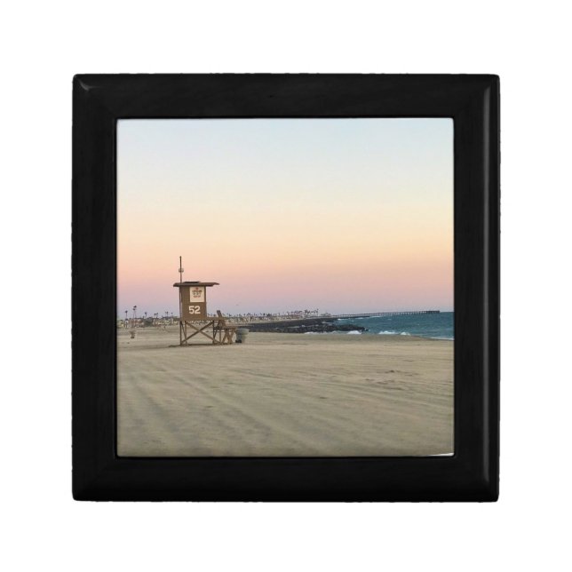 Newport Beach at Sunset, California Gift Box (Front)