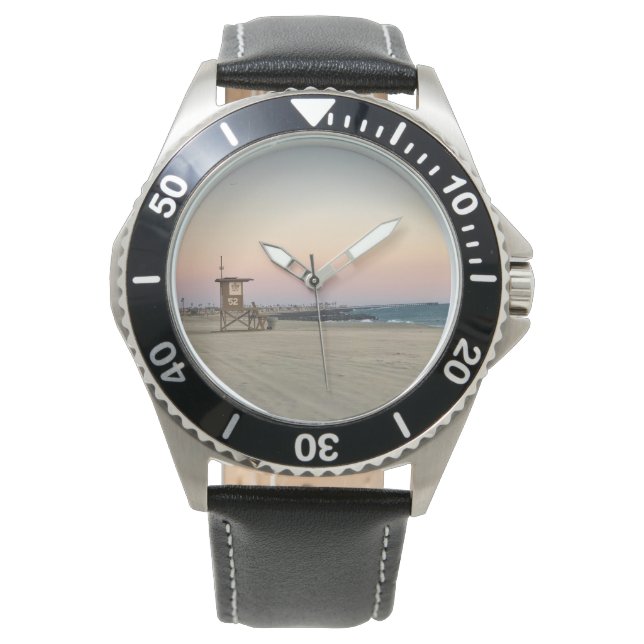 Newport Beach at Sunset, California Watch (Front)