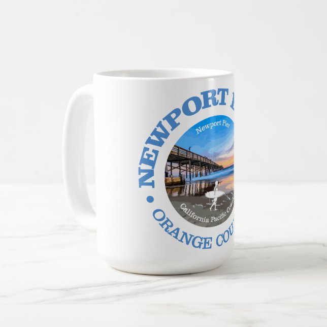Newport Beach (C) Coffee Mug (Front Left)