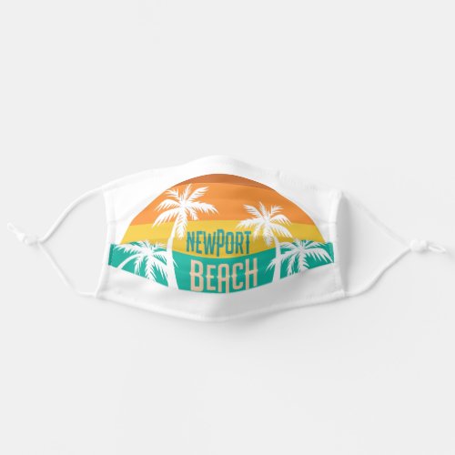 Newport Beach California Adult Cloth Face Mask